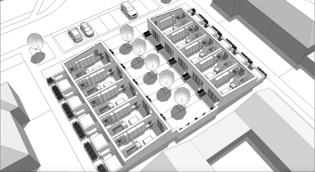 The 10 'start-up' units would provide much needed affordable supported accommodation.