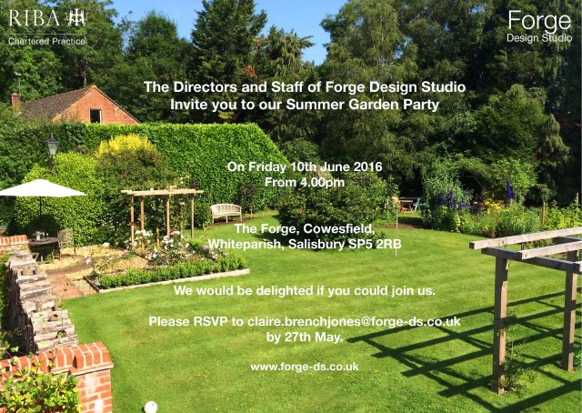 Forge DS Garden Party Invite